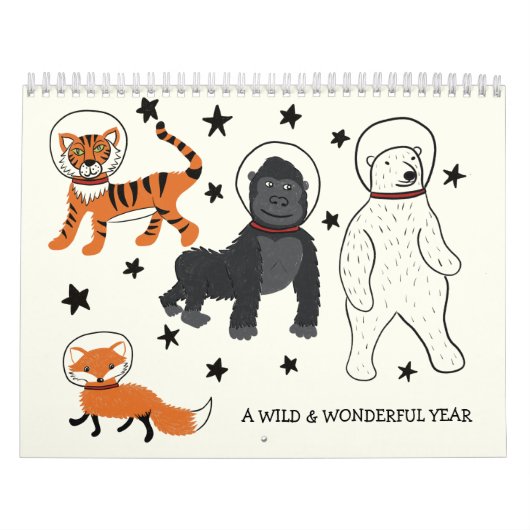 Een geweldig jaar geïllustreerd kalender (Hoes)