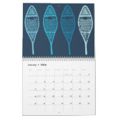 Een geweldig jaar geïllustreerd kalender (Jan 2026)