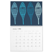 Een geweldig jaar geïllustreerd kalender (Jan 2026)