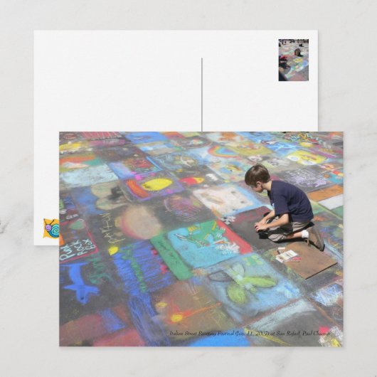 Een geweldig leven schetsen... briefkaart (Voorkant / Achterkant)