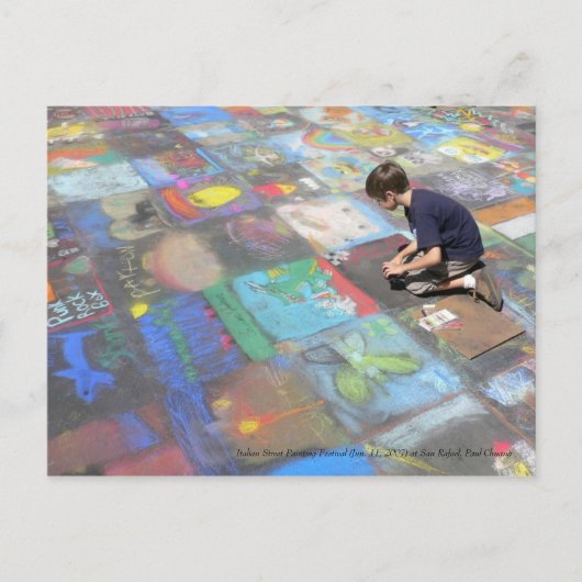 Een geweldig leven schetsen... briefkaart (Voorkant)