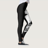 Een geweldig meisje met een badas - B&W Leggings (Rechts)