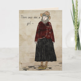 EEN GEWELDIG MEISJE - VERJAARDAG KAART