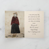 EEN GEWELDIG MEISJE - VERJAARDAG KAART (Binnen)