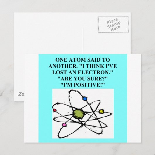 Een geweldig natuurkundig ontwerp briefkaart (Voorkant / Achterkant)