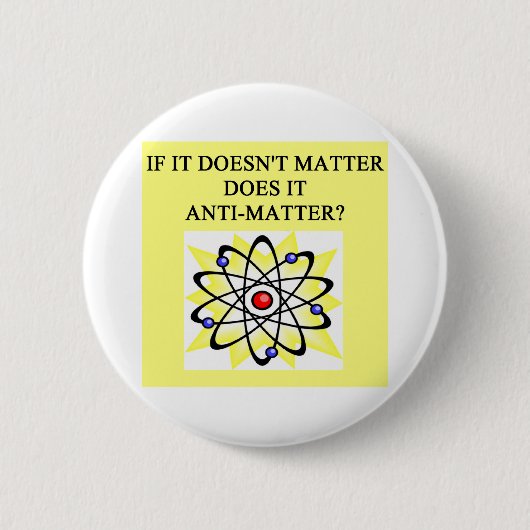 Een geweldig natuurkundig ontwerp ronde button 5,7 cm (Voorkant)