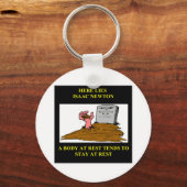 Een geweldig natuurkundig ontwerp sleutelhanger (Voorkant)