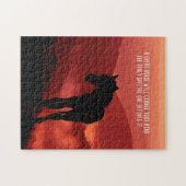 Een geweldig paard met een andere geest legpuzzel (Horizontaal)