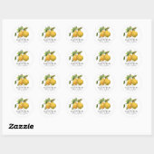 Een geweldig parelhuwelijksgeschenk ronde sticker (Vel)