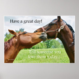 Een geweldig Poster met paarden
