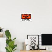 Een geweldig Poster voor de vissers (Thuiskantoor)