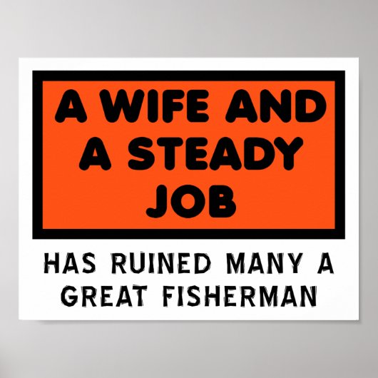 Een geweldig Poster voor de vissers (Voorkant)
