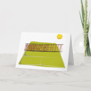 Een geweldig Tennis Court Design. Wat leuk Kaart
