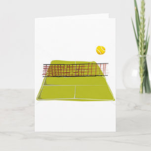 Een geweldig Tennis Court Design. Wat leuk Kaart