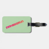 Een geweldig Triathlon cadeau voor je vriend of fa Bagagelabel (Achterkant horizontaal)