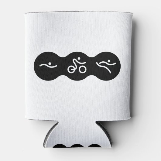 Een geweldig Triathlon cadeau voor je vriend of fa Blikjeskoeler (Voorkant)
