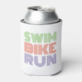 Een geweldig Triathlon cadeau voor je vriend of fa Blikjeskoeler (Blikje Voorkant)
