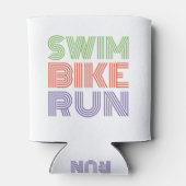Een geweldig Triathlon cadeau voor je vriend of fa Blikjeskoeler (Achterkant)