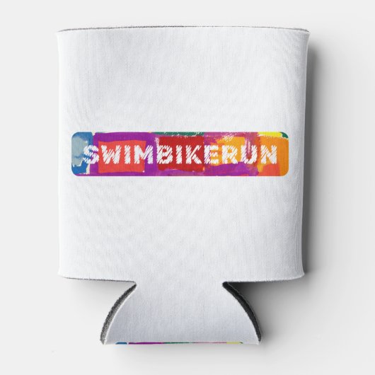 Een geweldig Triathlon cadeau voor je vriend of fa Blikjeskoeler (Voorkant)