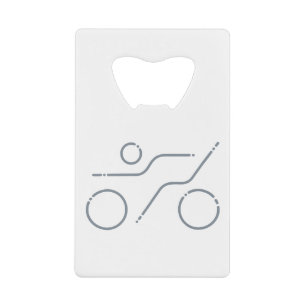 Een geweldig Triathlon cadeau voor je vriend of fa Creditkaart Flessenopener
