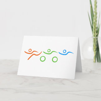 Een geweldig Triathlon cadeau voor je vriend of fa Kaart