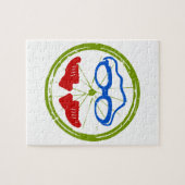 Een geweldig Triathlon cadeau voor je vriend of fa Legpuzzel (Horizontaal)