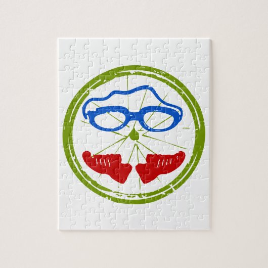 Een geweldig Triathlon cadeau voor je vriend of fa Legpuzzel (Verticaal)