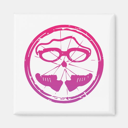 Een geweldig Triathlon cadeau voor je vriend of fa Magneet (Voorkant)