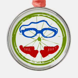 Een geweldig Triathlon cadeau voor je vriend of fa Metalen Ornament