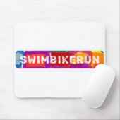 Een geweldig Triathlon cadeau voor je vriend of fa Muismat (Met muis)