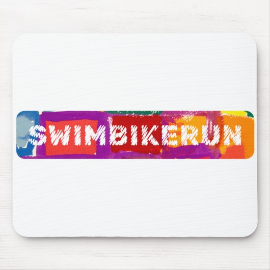 Een geweldig Triathlon cadeau voor je vriend of fa Muismat (Voorkant)