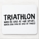Een geweldig Triathlon cadeau voor je vriend of fa Muismat<br><div class="desc">Cool Triathlon-ontwerp,  gedrukt op verschillende consumentenartikelen,  voor alle sportliefhebbers,  met name triatleten,  zwemmers,  runners,  cyclers</div>