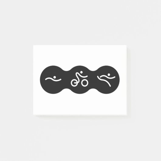 Een geweldig Triathlon cadeau voor je vriend of fa Post-it® Notes (Voorkant)