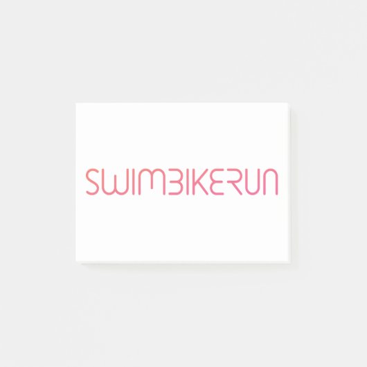 Een geweldig Triathlon cadeau voor je vriend of fa Post-it® Notes (Voorkant)
