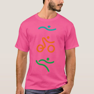 Een geweldig Triathlon cadeau voor je vriend of fa T-shirt