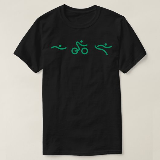 Een geweldig Triathlon cadeau voor je vriend of fa T-shirt (Design voorkant)