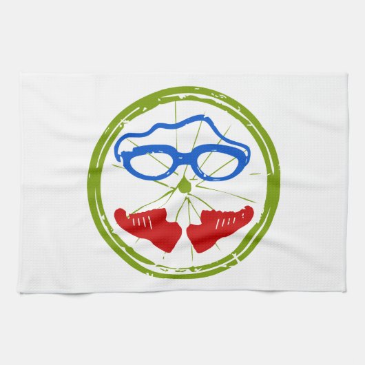 Een geweldig Triathlon cadeau voor je vriend of fa Theedoek (Horizontaal)