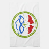 Een geweldig Triathlon cadeau voor je vriend of fa Theedoek (Verticaal)