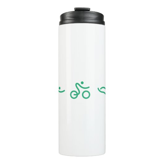 Een geweldig Triathlon cadeau voor je vriend of fa Thermosbeker (Voorkant)