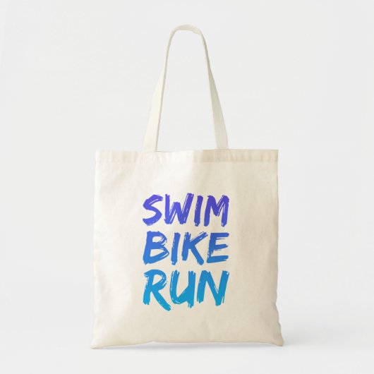 Een geweldig Triathlon cadeau voor je vriend of fa Tote Bag (Voorkant)