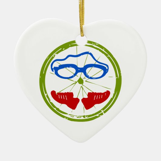 Een geweldig triatlon cadeau voor je vriend of fam keramisch ornament (Voorkant)