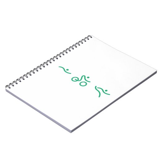 Een geweldig triatlon cadeau voor je vriend of fam notitieboek (Linkerzijde)