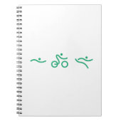 Een geweldig triatlon cadeau voor je vriend of fam notitieboek (Voorkant)