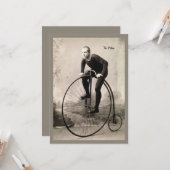 Een geweldig wenskaart voor fietstochten kaart (Voorkant / Achterkant in situ)