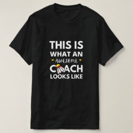 Een Geweldige badmintoncoach Funny Quote Sport Fan T-shirt