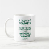 Een geweldige collega met naam koffiemok (Links)