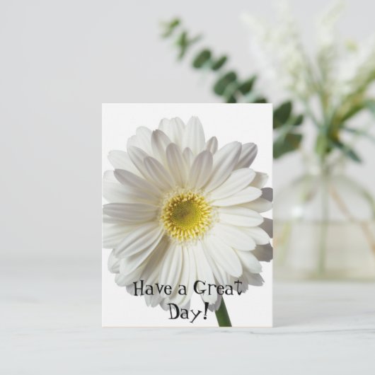 Een geweldige dag! briefkaart (Staand voorkant)