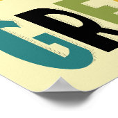 Een geweldige dag Inspirerend Poster (Hoek)