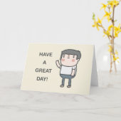 Een geweldige dag! kaart (Gele Bloem)