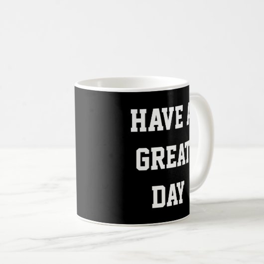 Een geweldige dag koffiemok (Voorkant rechts)